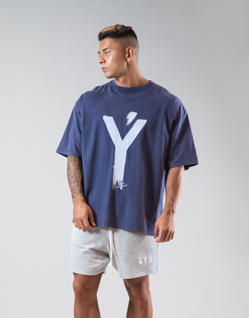 Brush Ý Vintage Big T-Shirts  "Wide Body" - Navy