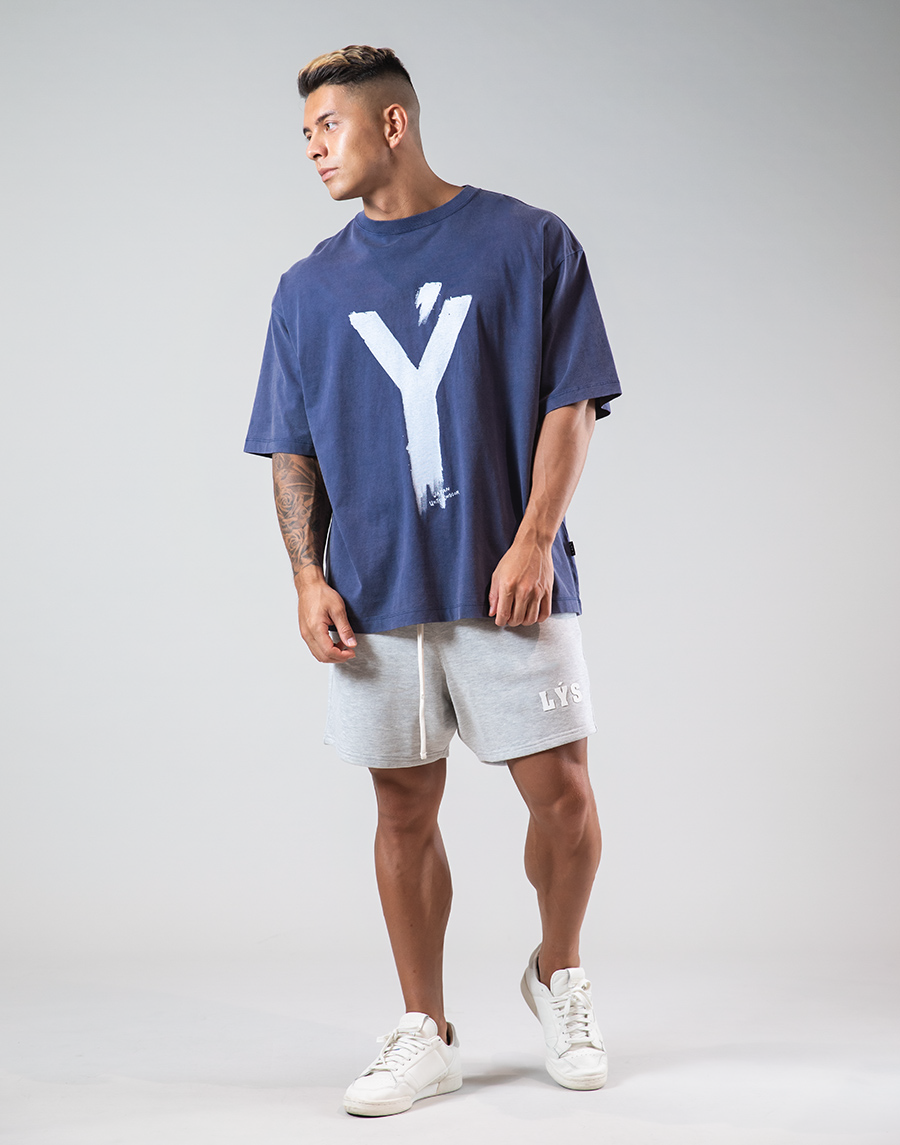 Brush Ý Vintage Big T-Shirts  "Wide Body" - Navy