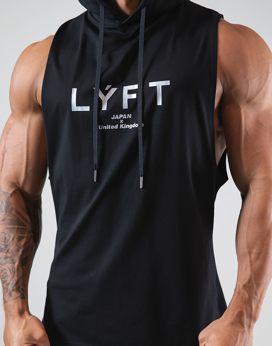 LÝFT 2Way Armhole Hoodie 4 - Black