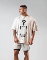 Lion Fang Big T-Shirts "Wide Body" - Ivory