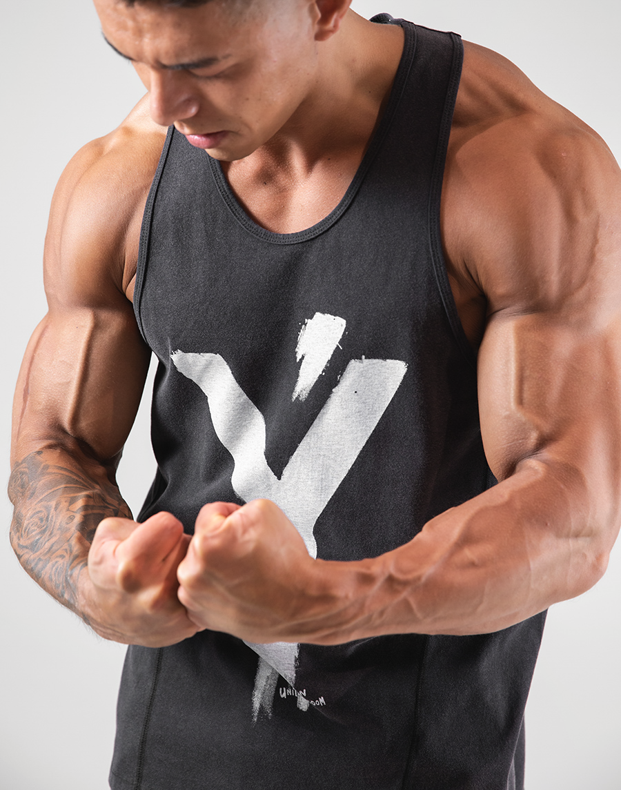 Brush Ý Vintage Training Tanktop - Black