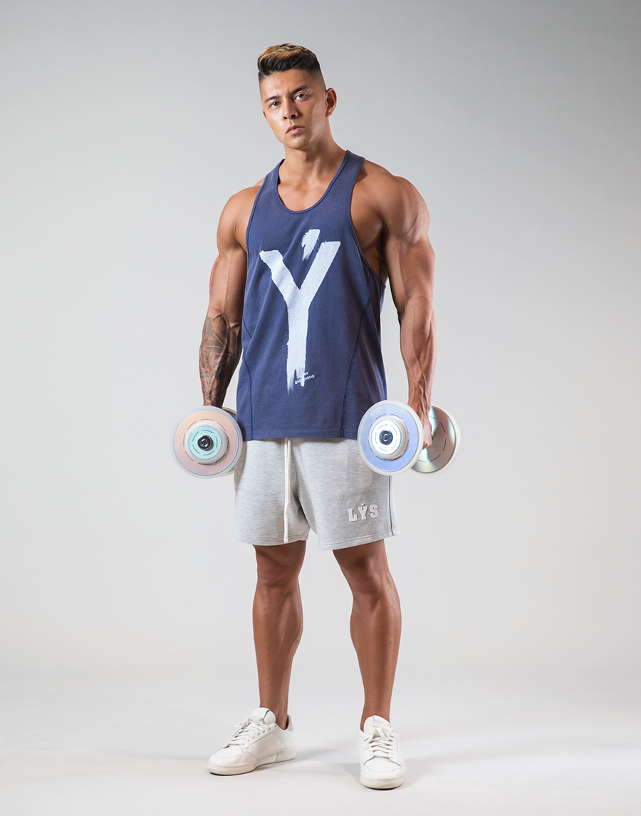 Brush Ý Vintage Training Tanktop - Navy