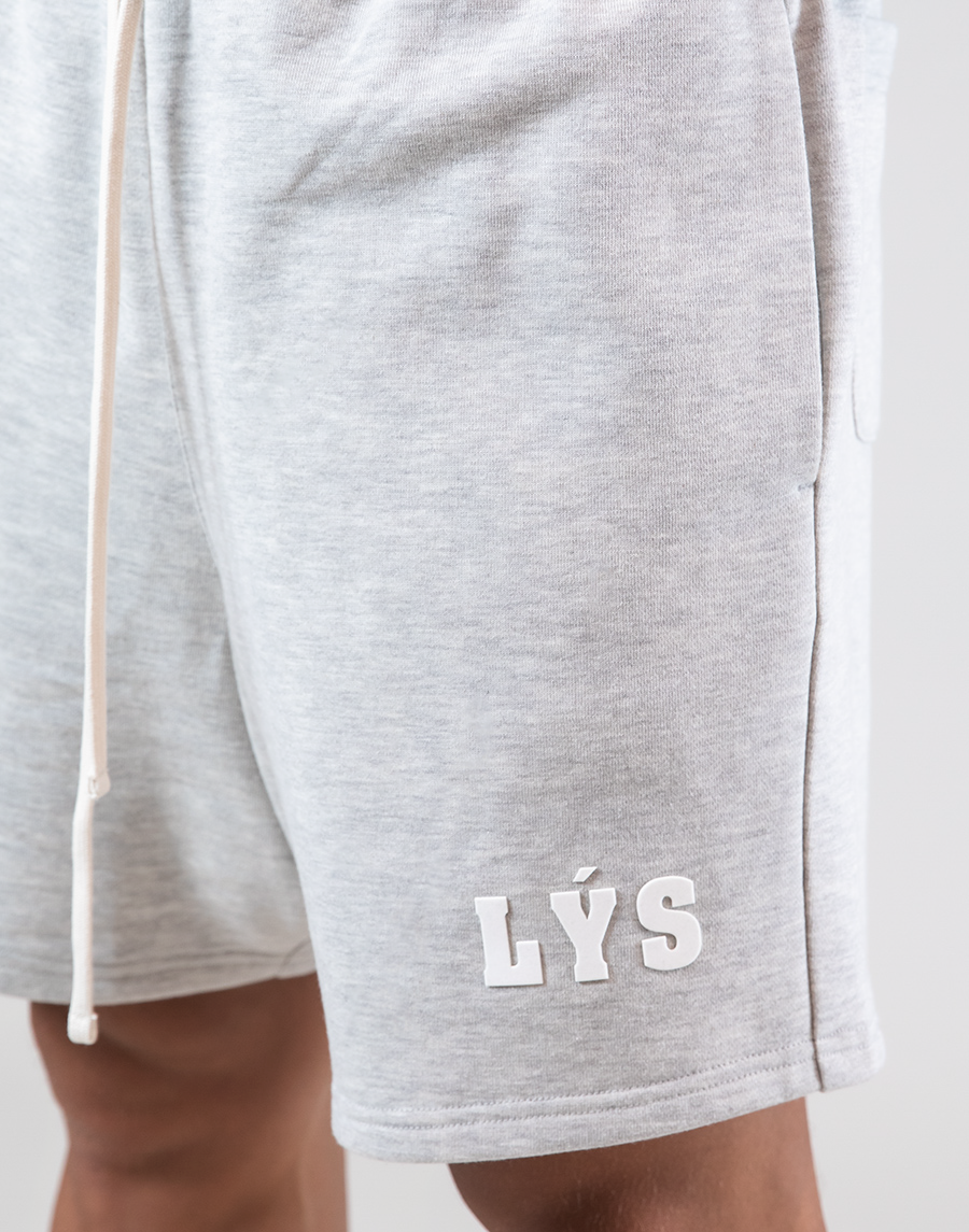 LÝS Logo Sweat Shorts - Grey – LÝFT