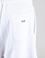 LÝS Logo Sweat Shorts - White