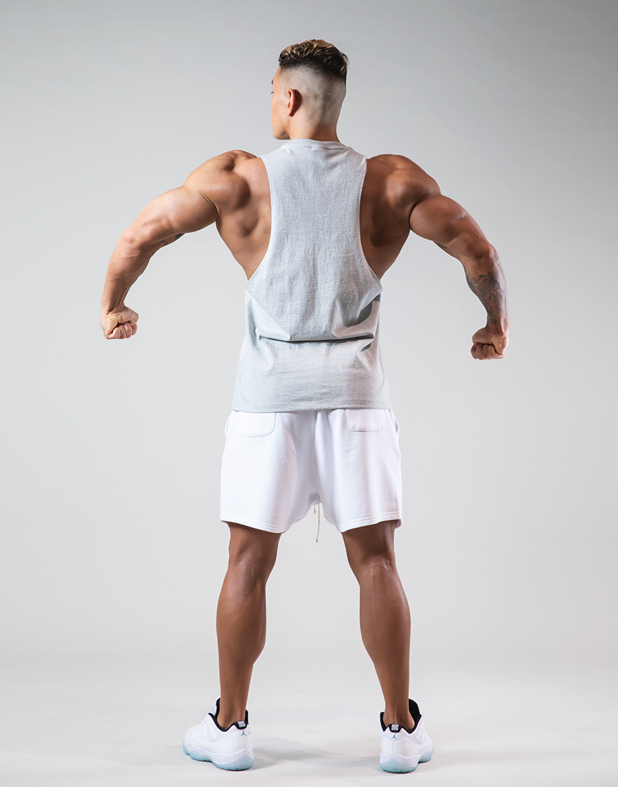 LÝS Logo Drop Tanktop - Grey