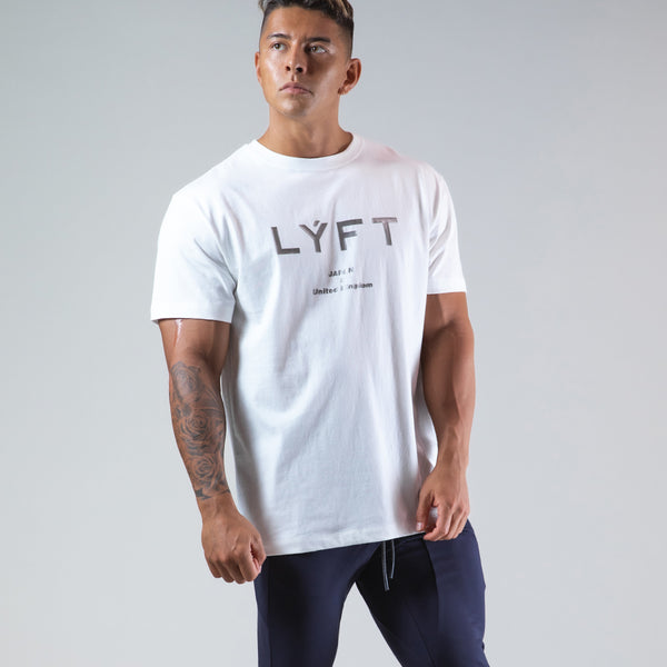 LÝFT Logo Standard T-Shirt - White