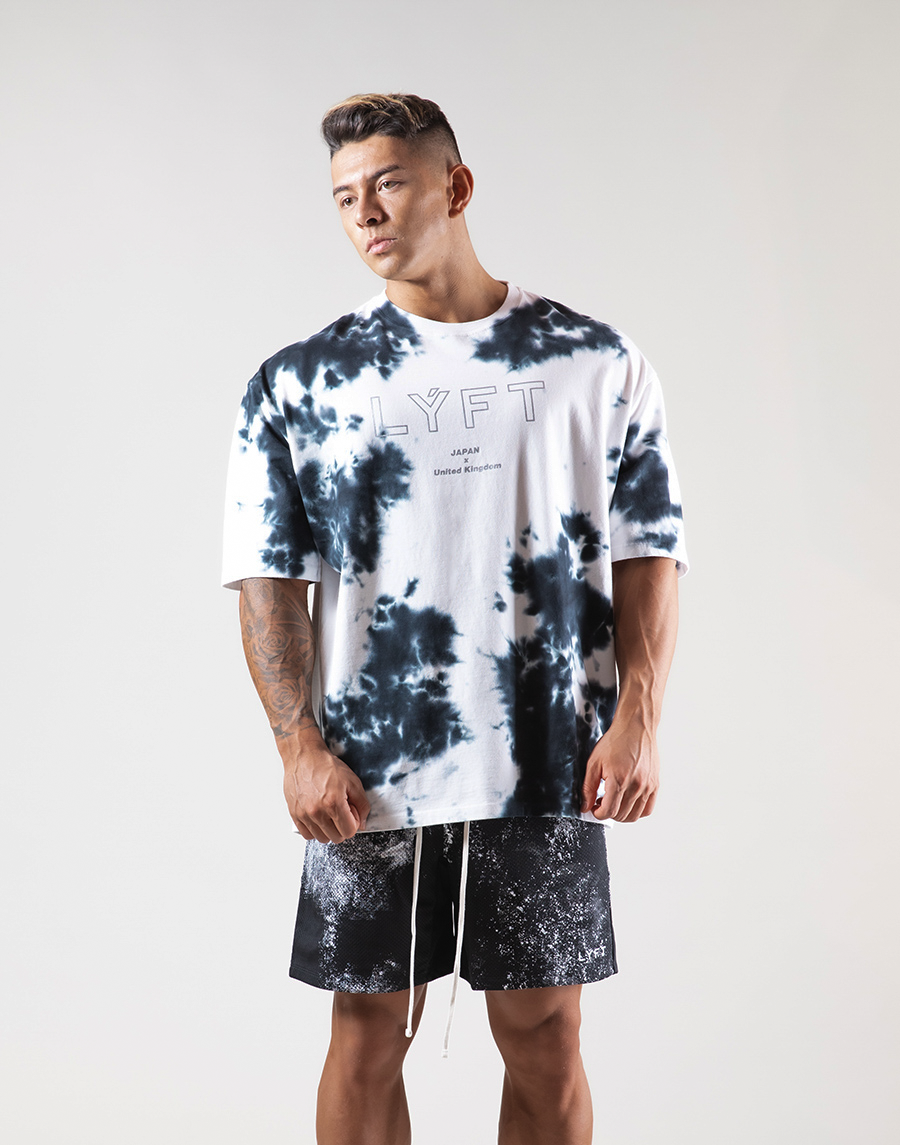 Tie Dye Big T-Shirt - White