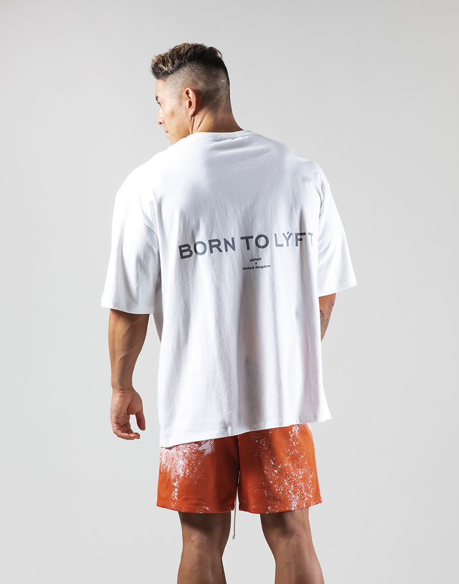 Back Message Vintage Big T-Shirt - White