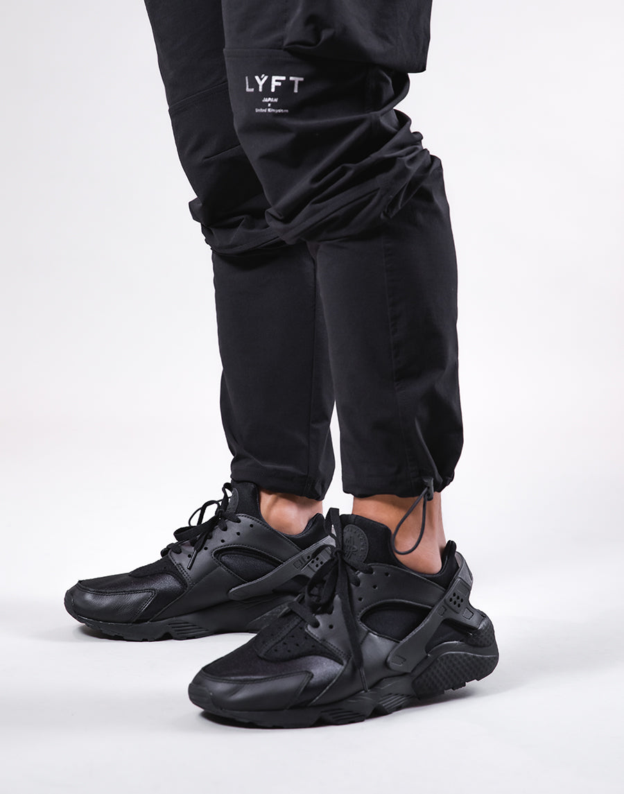 Stretch Nylon Cargo Pants - Black – LÝFT