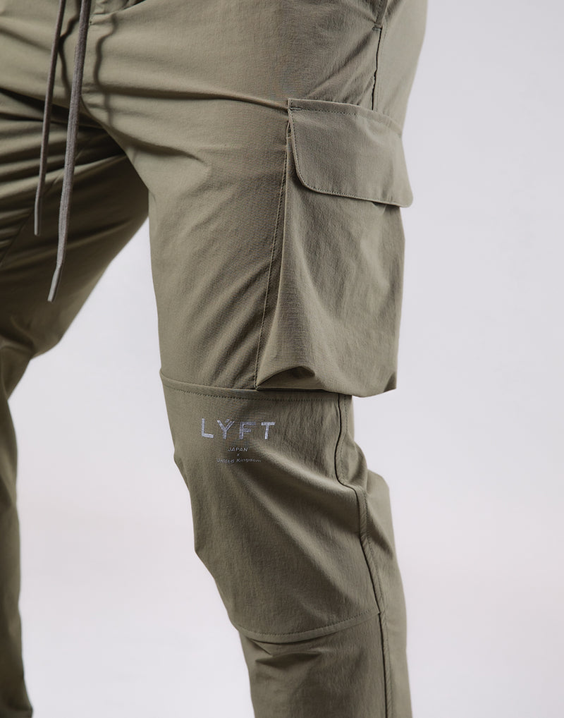 Stretch Nylon Cargo Pants - Olive – LÝFT