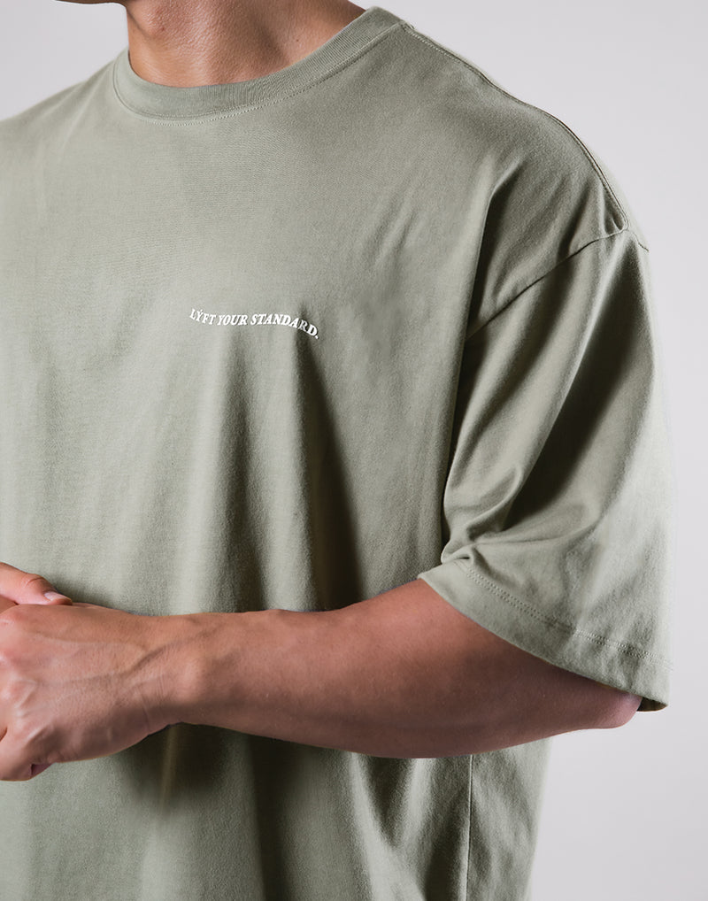Message Ring Big T-Shirt - Olive