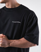 Message Ring Big T-Shirt - Black