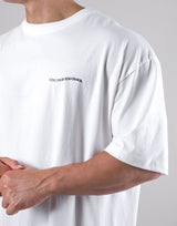 Message Ring Big T-Shirt - White