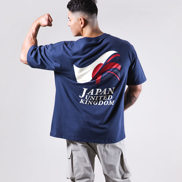 Mixed Flag Big T-Shirt - Navy – LÝFT