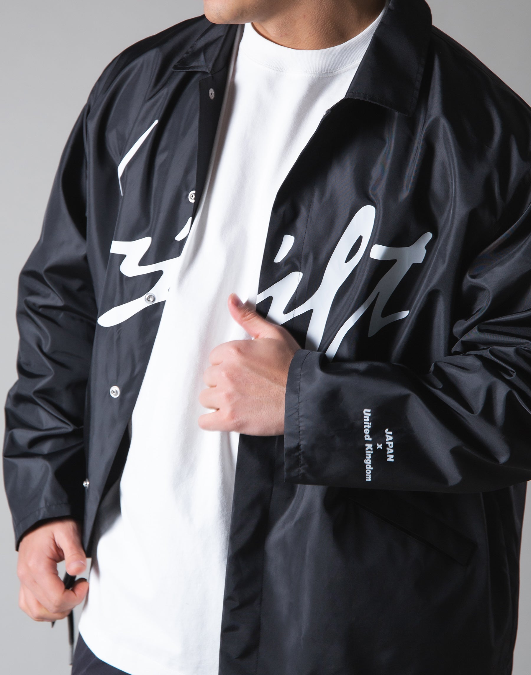 Script Logo Jacket - Black – LÝFT