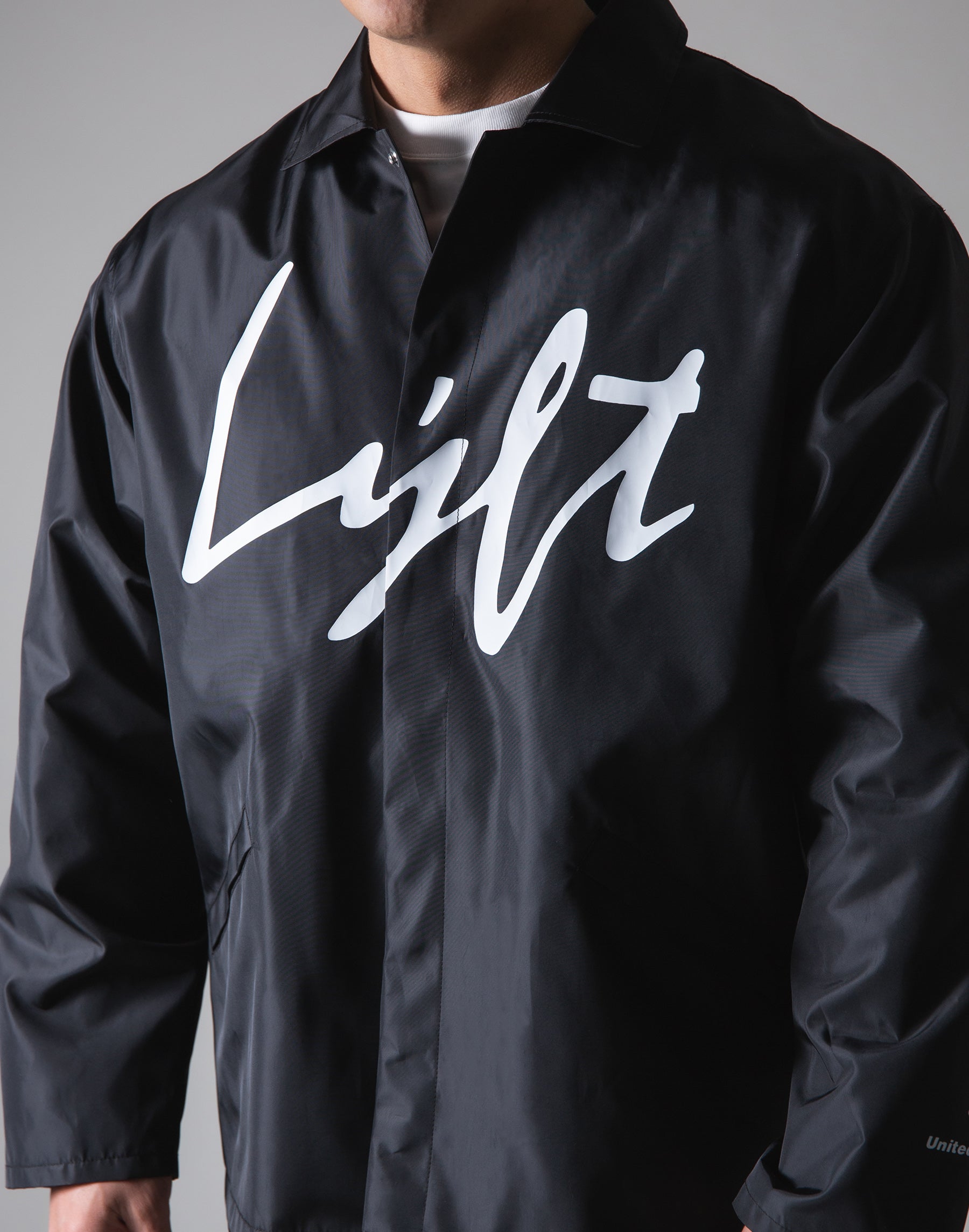 Script Logo Jacket - Black – LÝFT