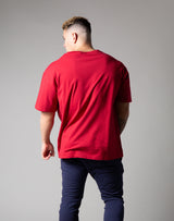 Script Logo Big T-Shirt - Red