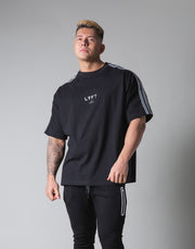 2 Line Big T-Shirt - Black 