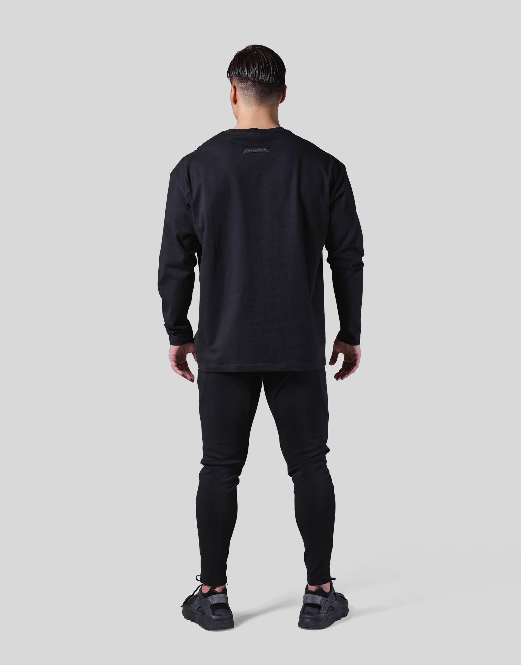 LÝFT Logo Long Sleeve T-Shirt - Black