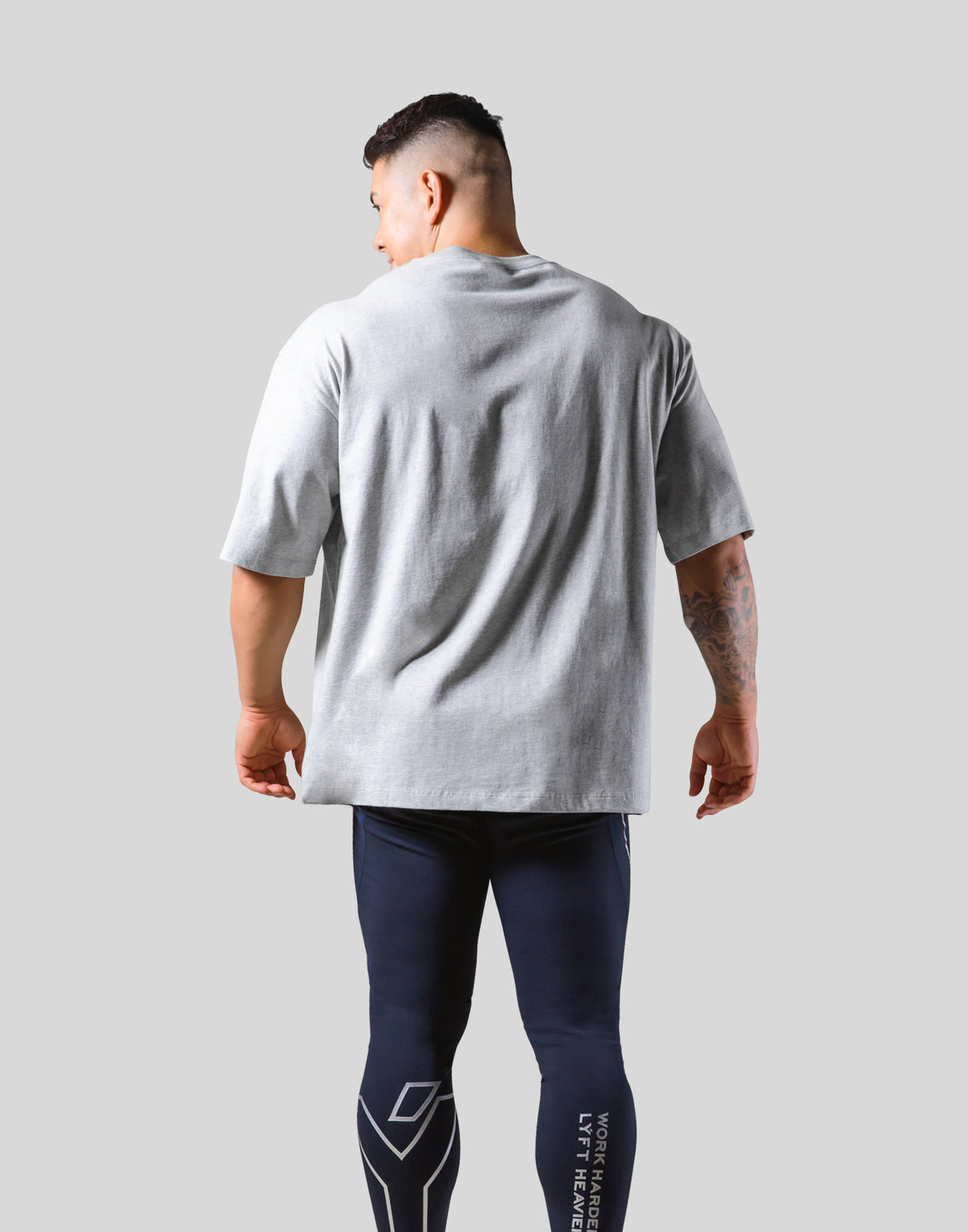 Big Y Logo Big T-Shirt - Grey