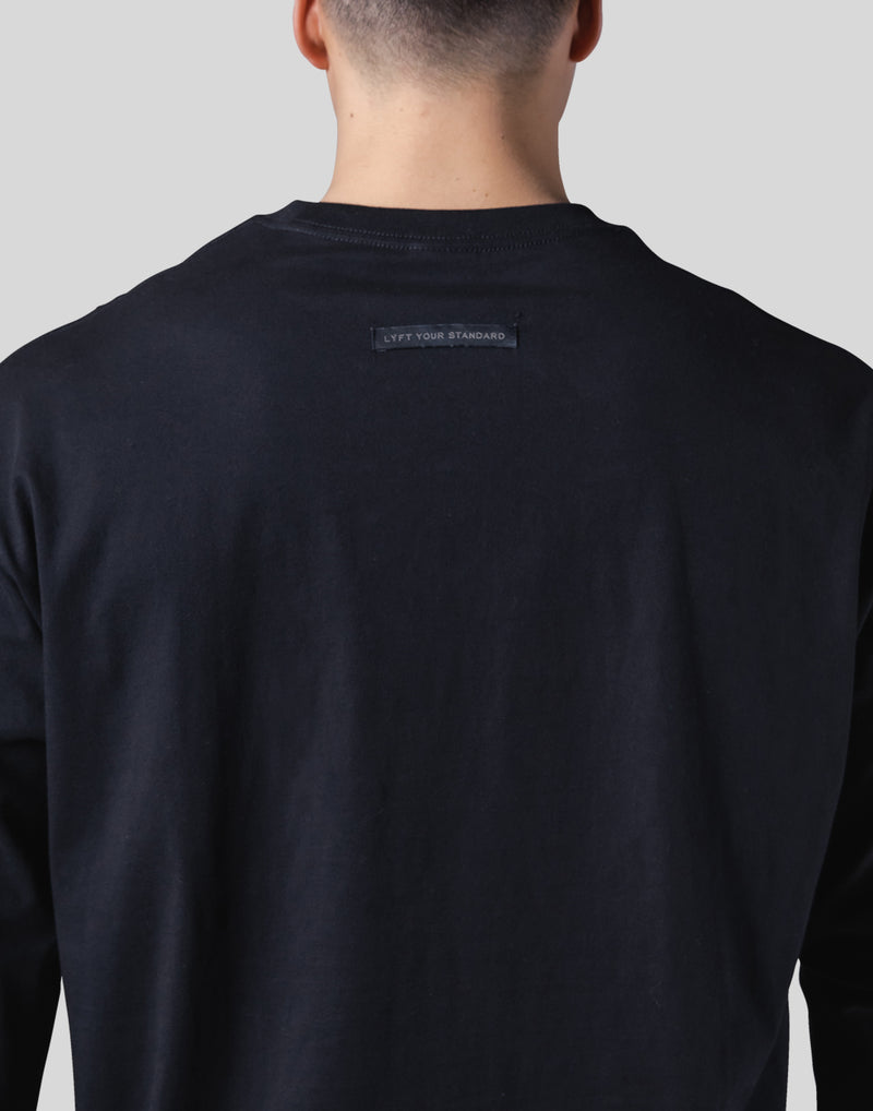 LÝFT Logo Long Sleeve T-Shirt - Black
