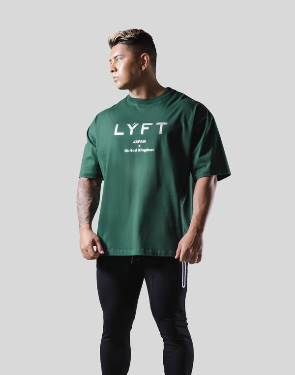 LÝFT Logo Big T-Shirt - Green