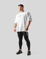 LÝFT Logo Big T-Shirt - White