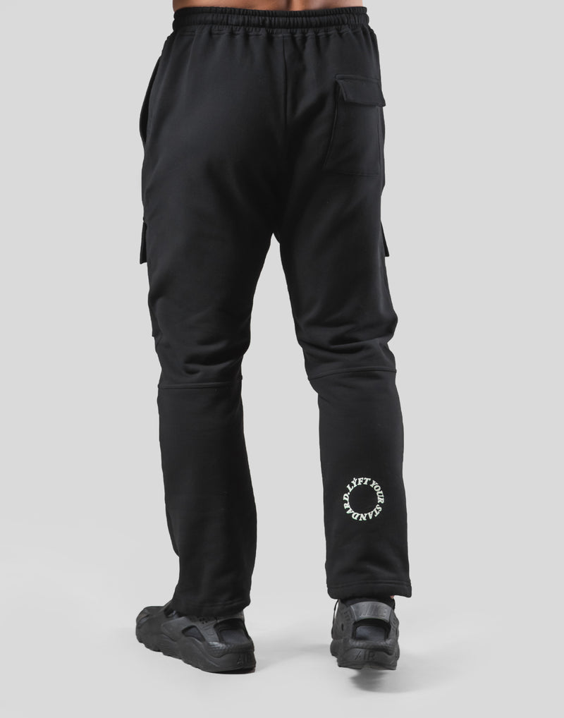 Stretch Sweat Cargo Pants - Black – LÝFT