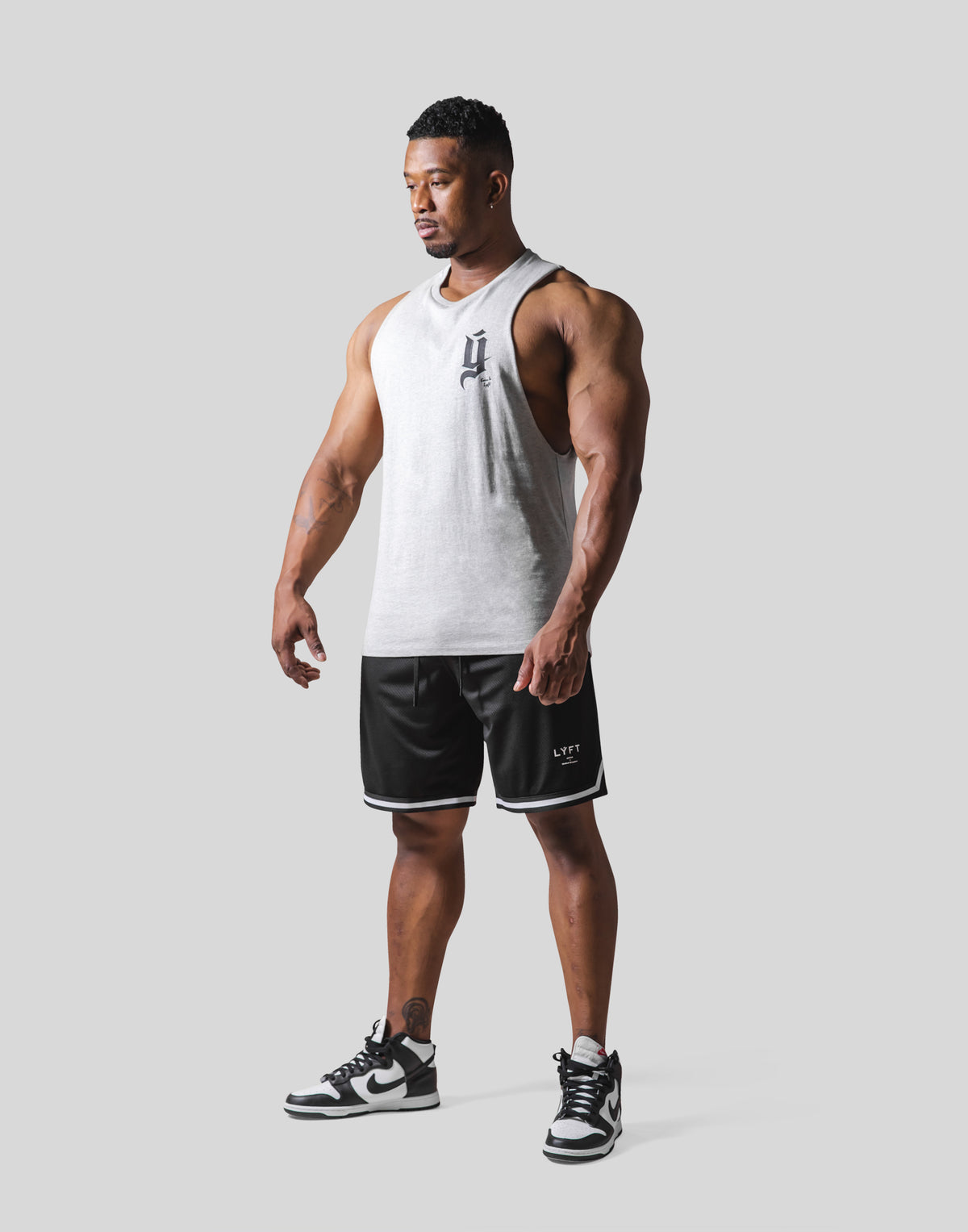 Old Y Drop Tanktop - Grey