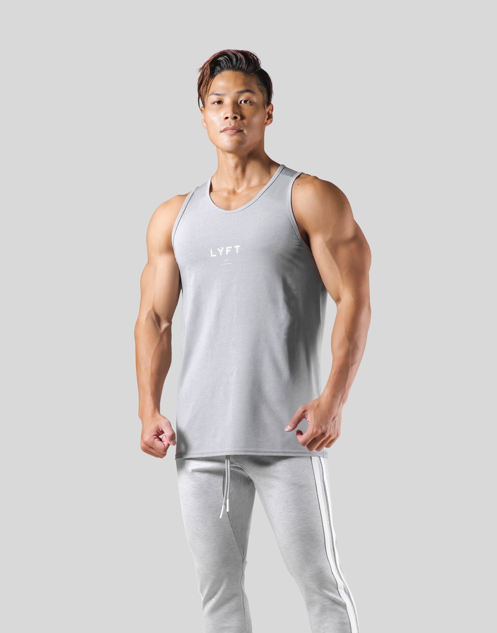 2Way Stretch Standard Tanktop - Grey – LÝFT