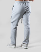 Stretch Sweat Cargo Pants - Grey