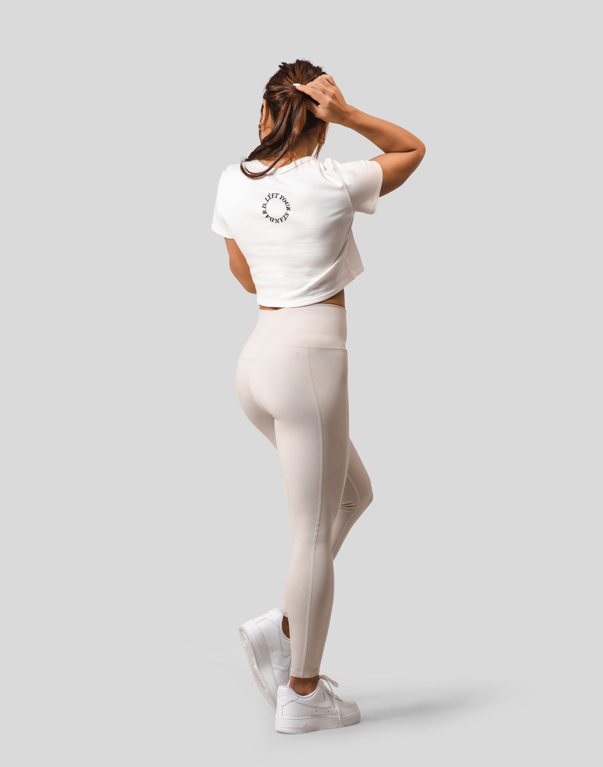 Message Ring Cropped T-Shirt - White