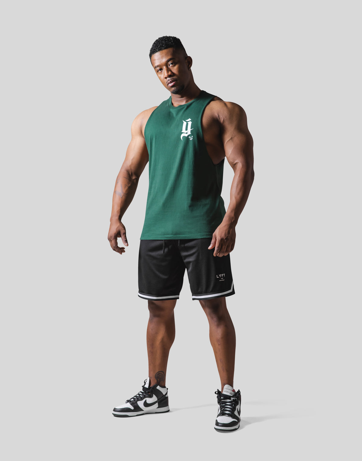 Old Y Drop Tanktop - Green