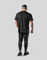 2Way Stretch Standard T-Shirt - Black