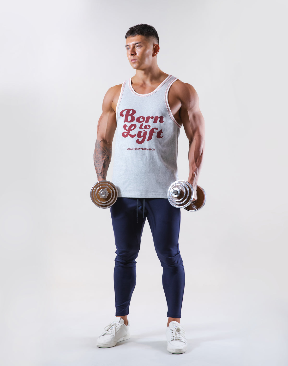 Old Logo Piping Tanktop - Grey