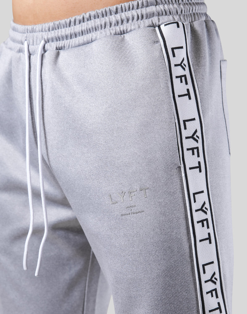 LÝFT Logo Line Jersey Pants - Grey