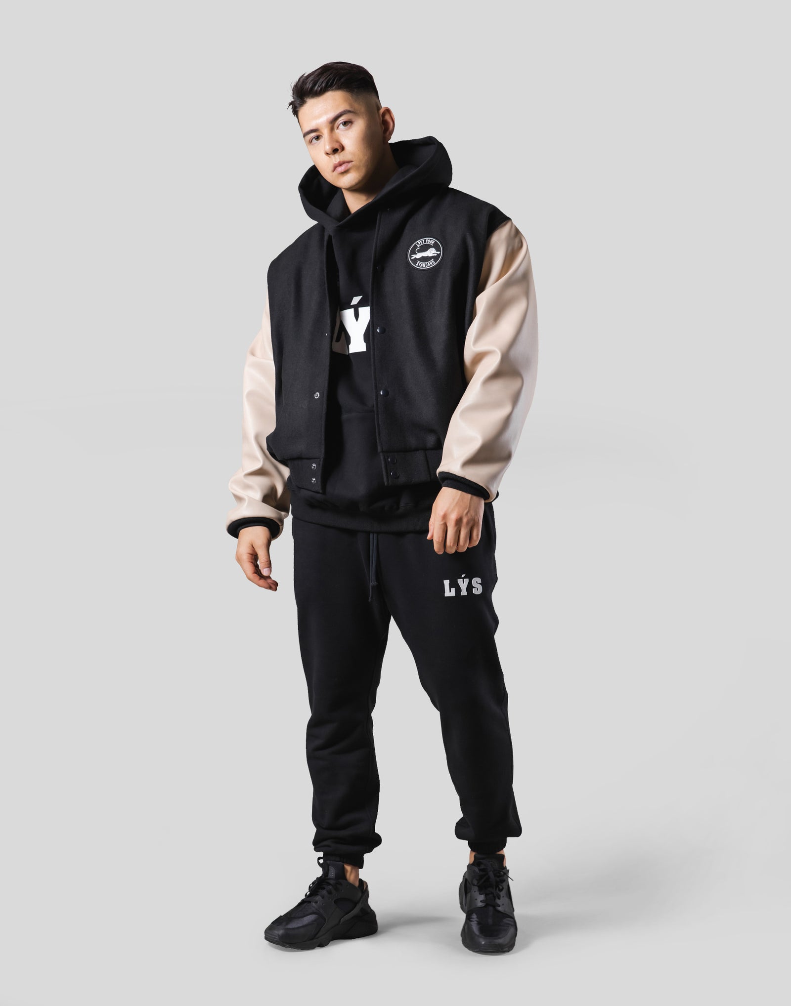 Message Ring Stadium Jacket - Black – LÝFT