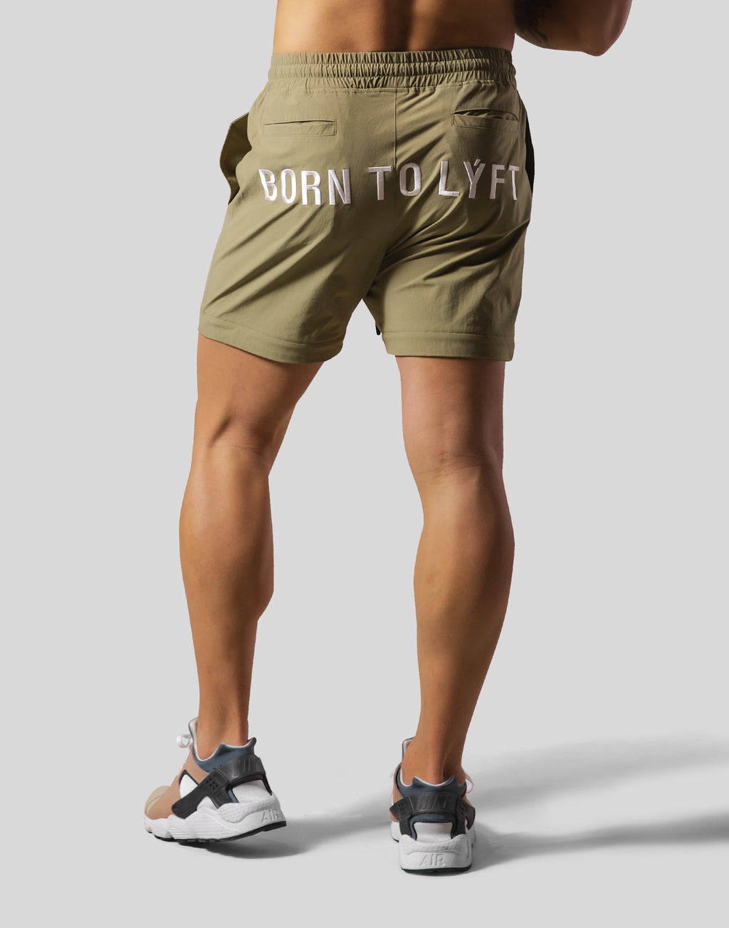Back Message Separate Nylon Pants - Olive – LÝFT