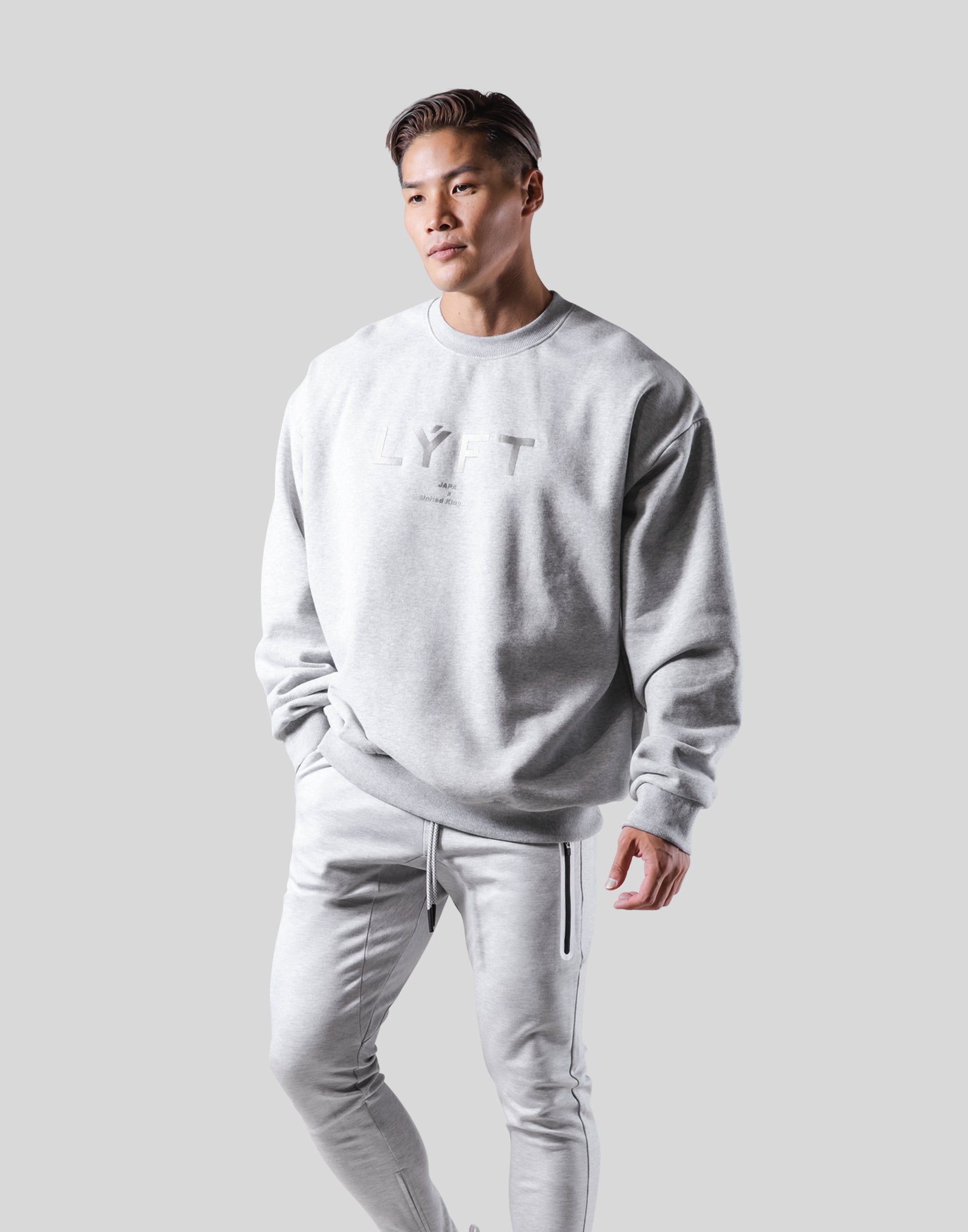 LYFT リフトLOOSE SWEAT SHIRT D.GREY LÝFT Standard size Crewneck Sweat Standard - Grey