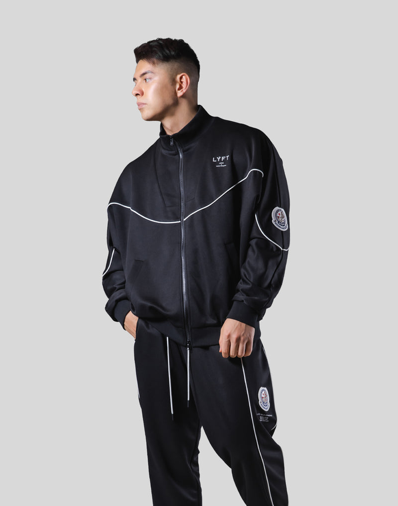 Oversize Round Separate Track Jacket - Black – LÝFT