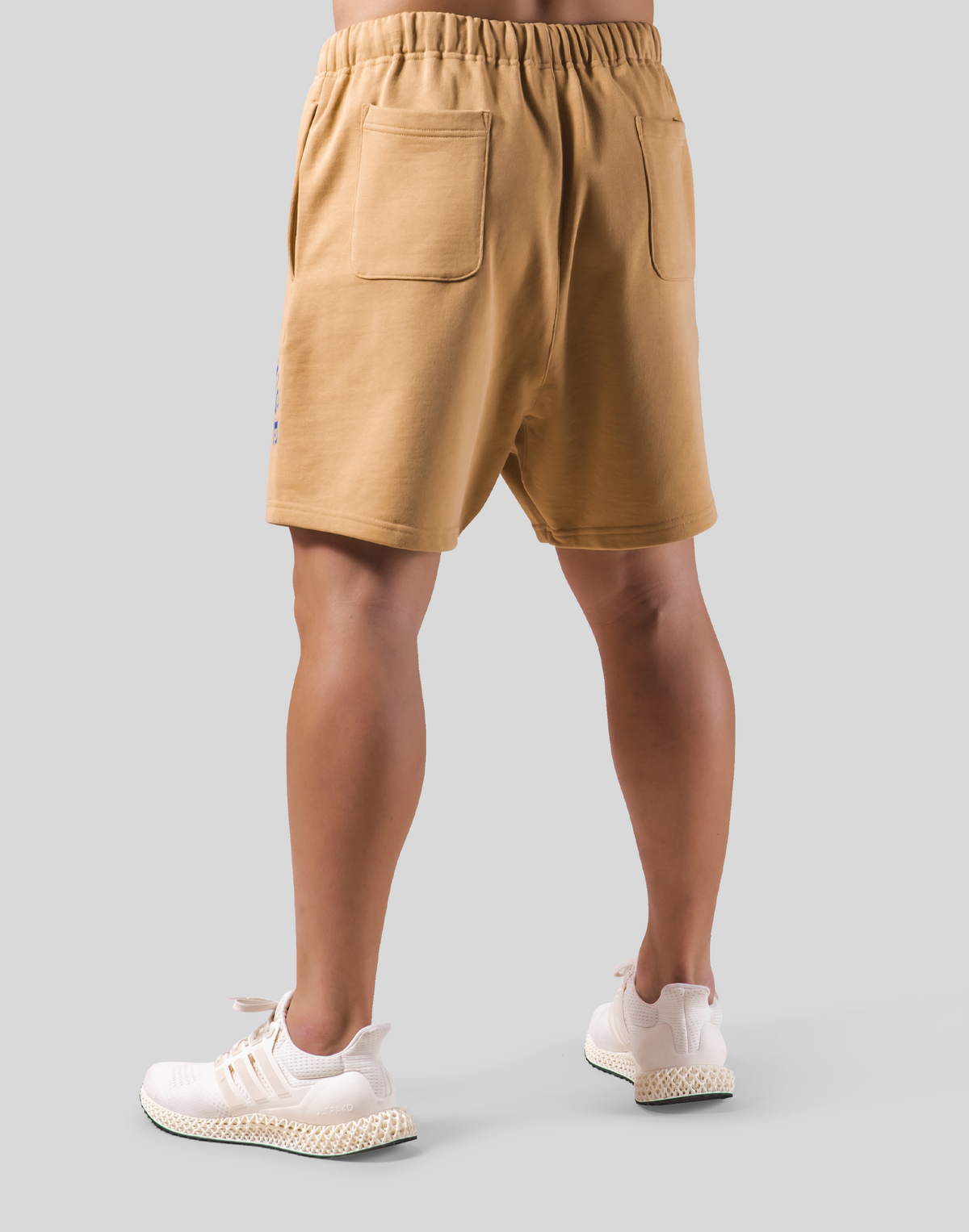 LÝFT × Power House Gym Sweat Shorts - Beige