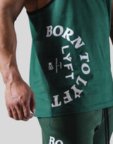 LÝFT × Power House Gym Logo TankTop - Green