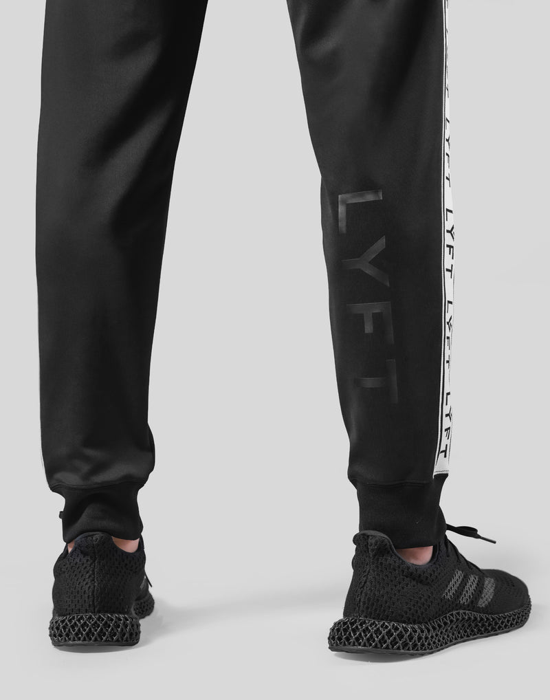 LÝFT Logo Line Jersey Pants - Black