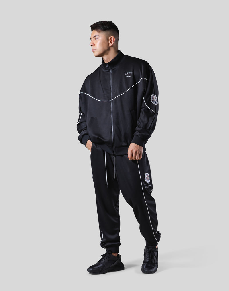 Oversize Round Separate Track Jacket - Black – LÝFT