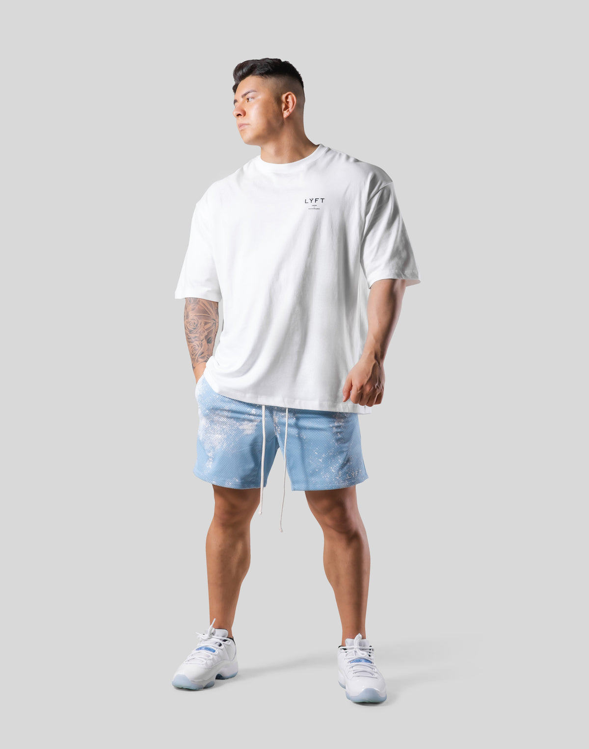 DSCY Back Print Big T-Shirt - White