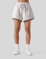 Flare Sweat Shorts - Ivory