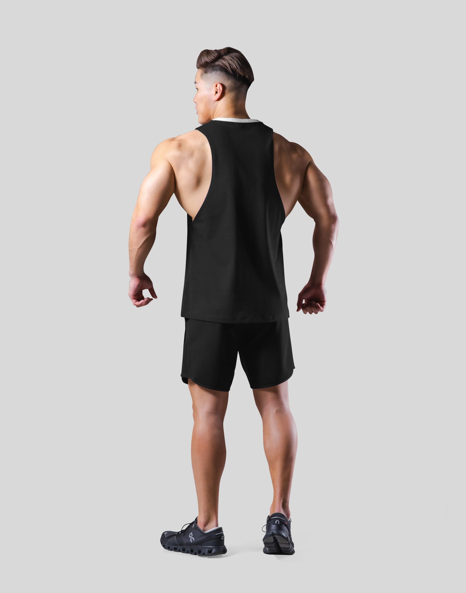 Color Rib Drop Tank Top - Black – LÝFT
