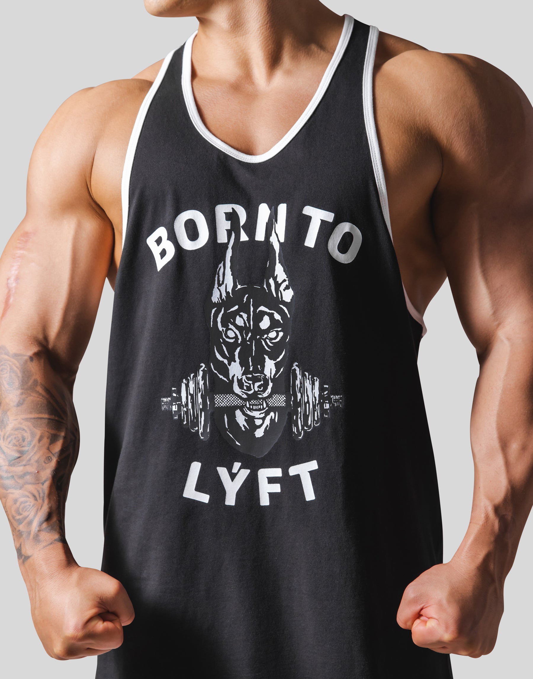 Dog Graphic Training Tanktop - Black – LÝFT