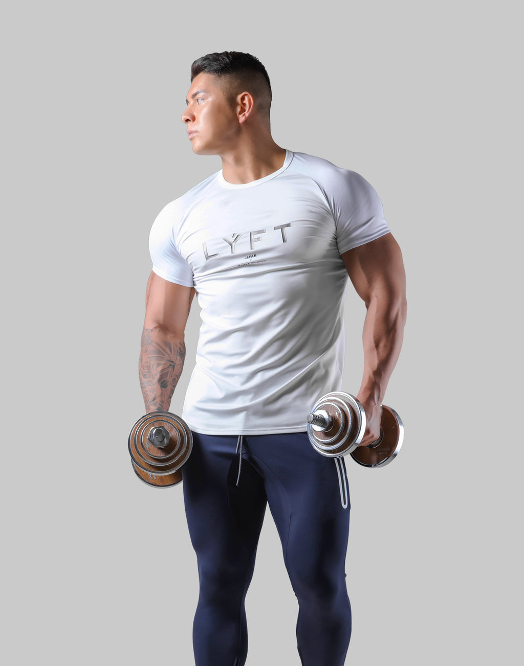 Combi Mesh Training T-Shirt v4 - White – LÝFT