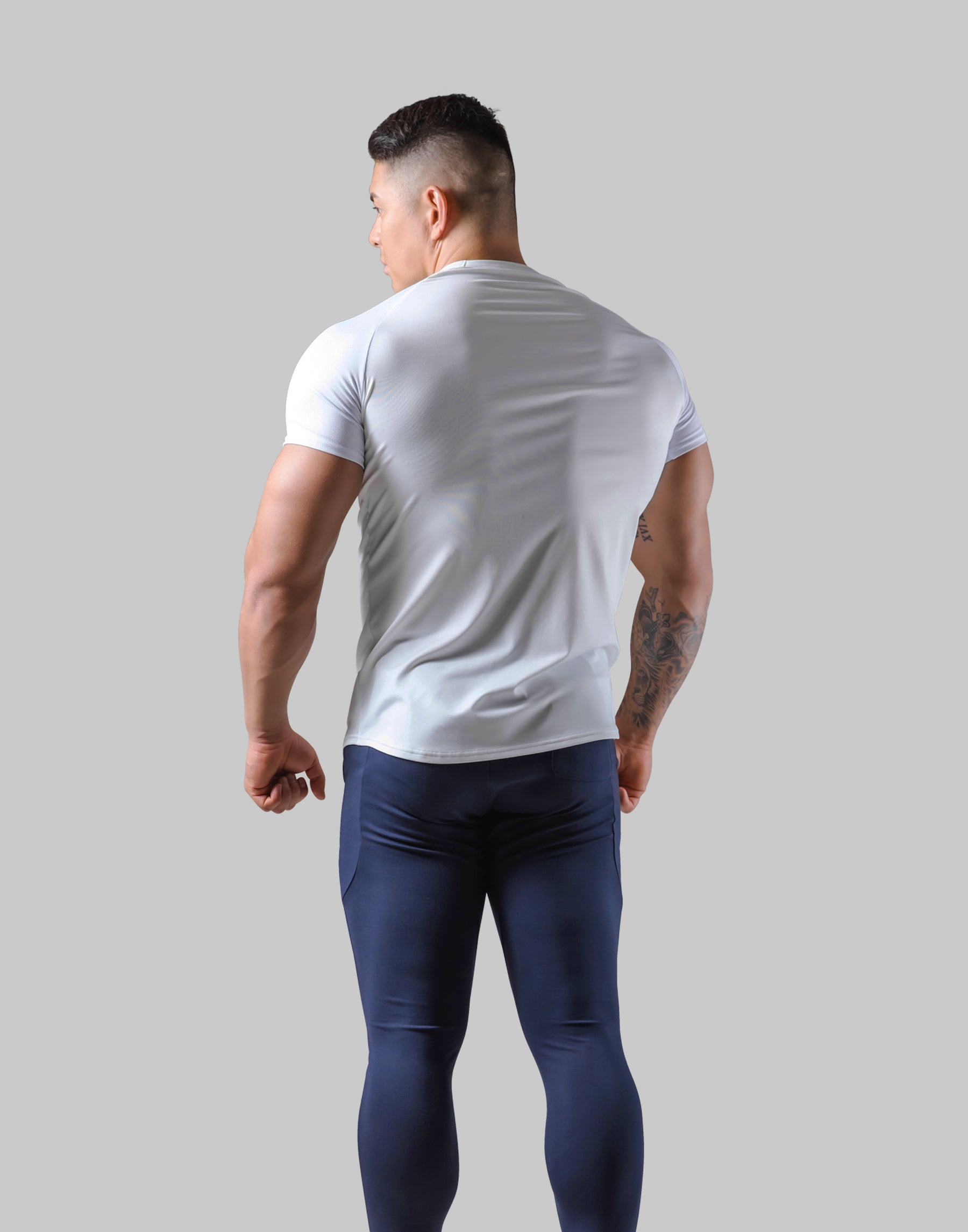 Combi Mesh Training T-Shirt v4 - White – LÝFT